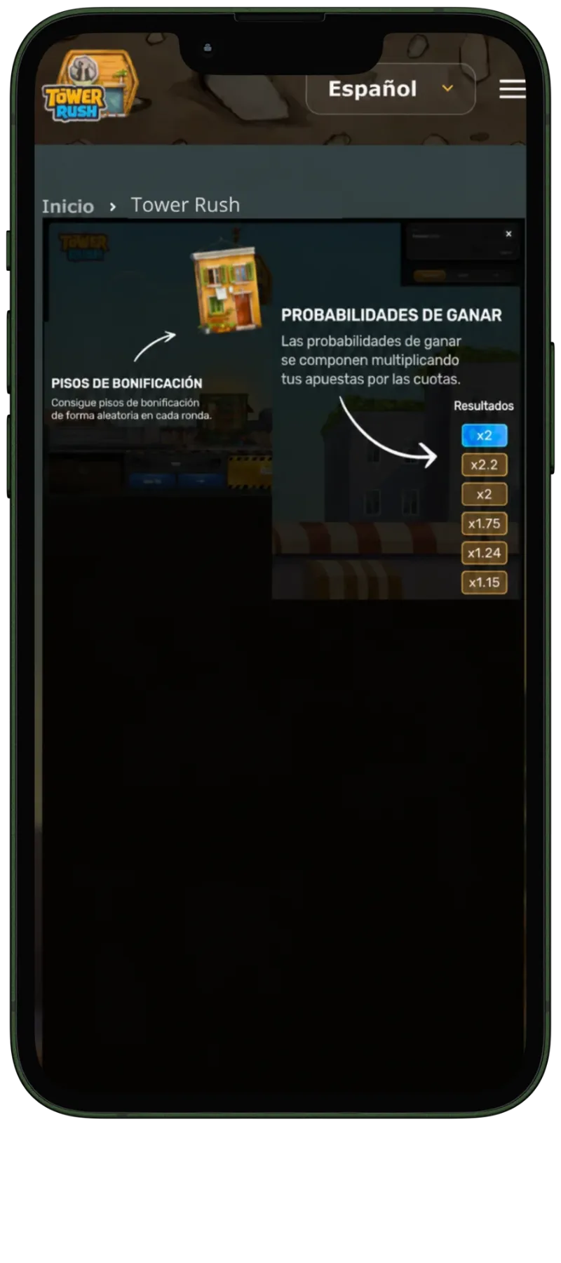 Captura del juego Tower Rush