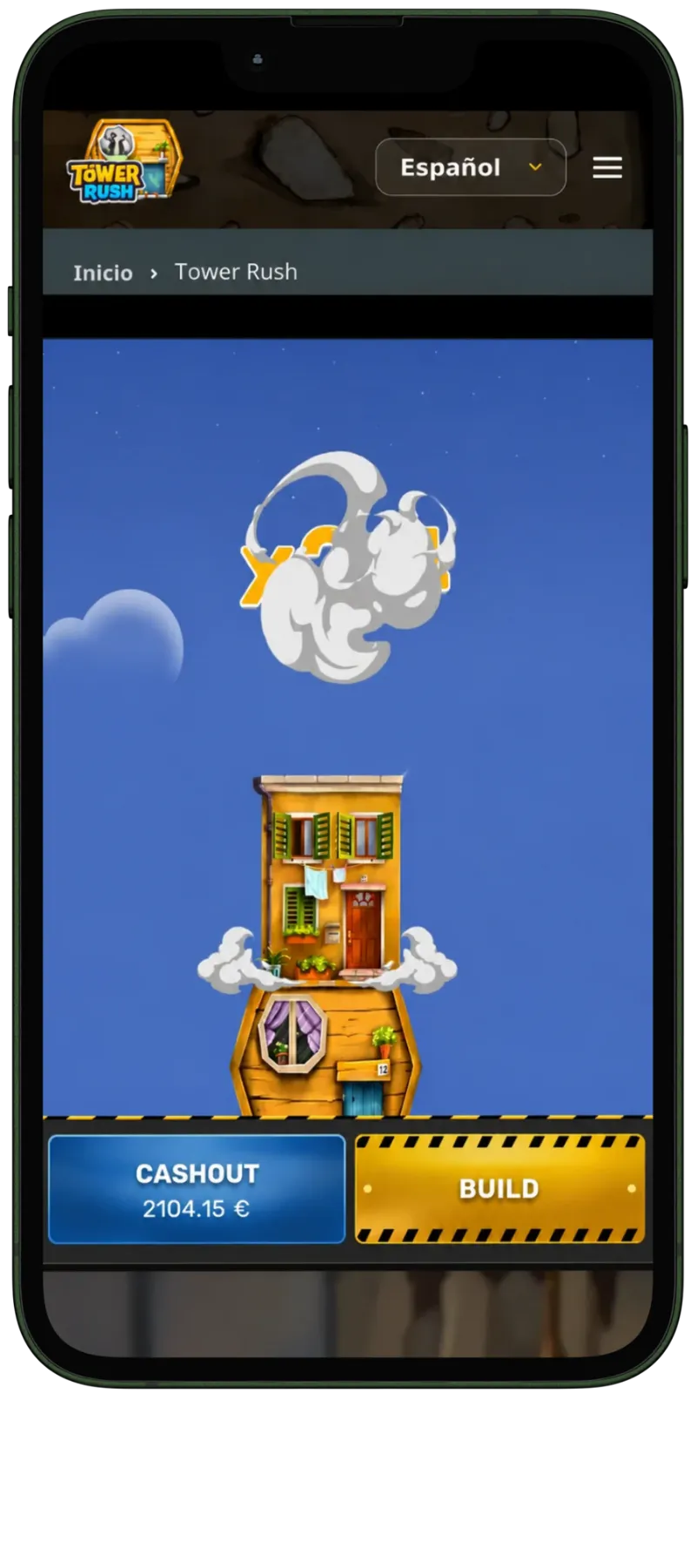 Menu principal de Tower Rush