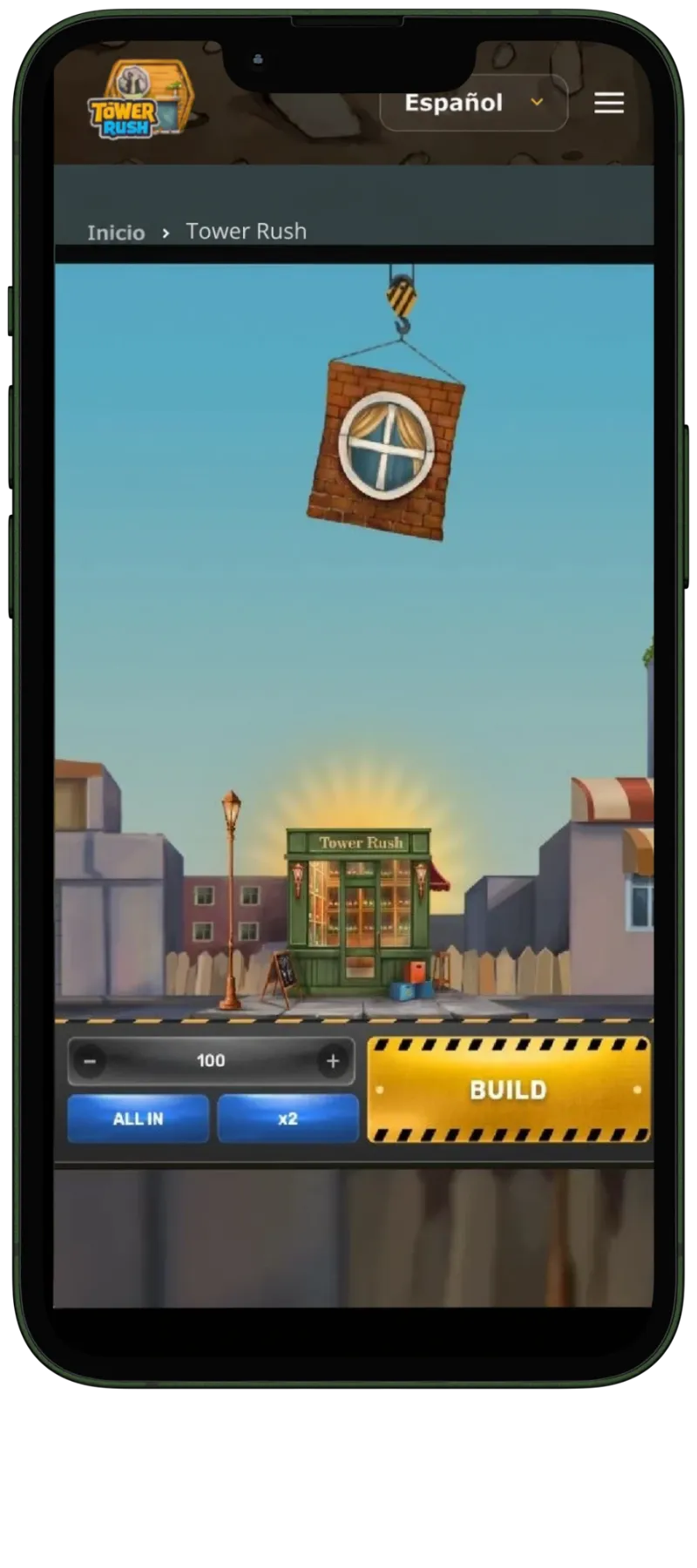 Torre en construccion en Tower Rush